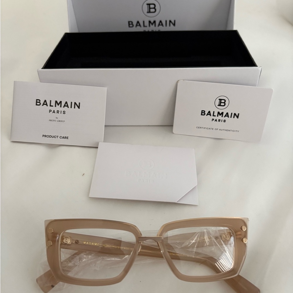 Balmain Tan Glasses Madame